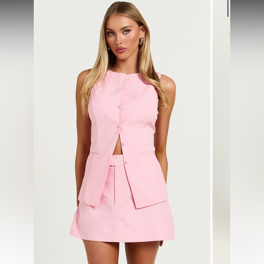 SHOWPO. - Desi skirt and top SET size 4 color pink - Picture 4 of 6